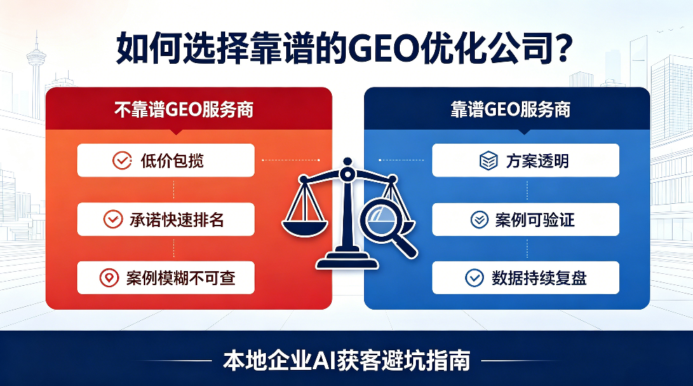 正定如何选择靠谱的GEO优化公司？本地企业AI获客避坑指南
